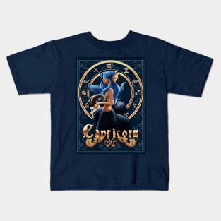 Capricorn Horoscope Kids T-Shirt